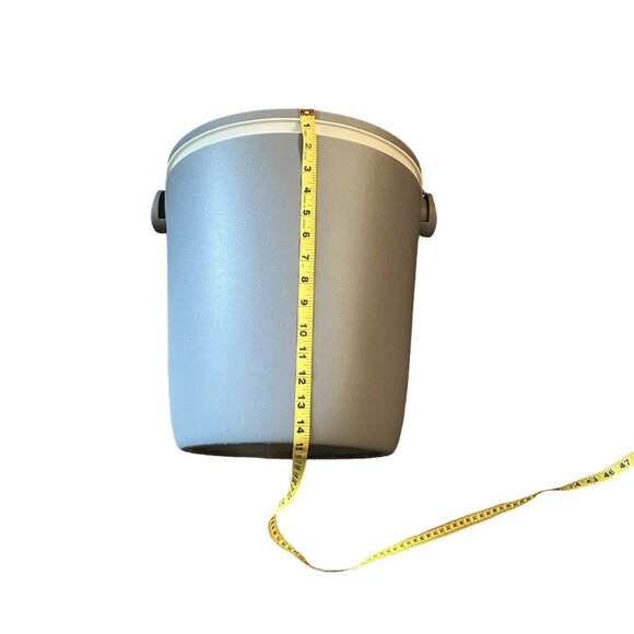 Keter Gray & White Portable Picnic Cooler Table, 13.5" x 15" - Picture 9 of 13